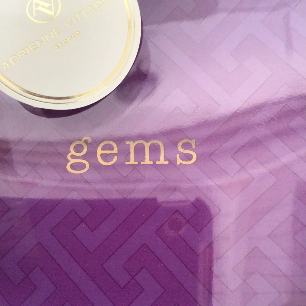 ADRIENNE VITTADINI PURPLE CERAMIC TRINKET TRAY NWT